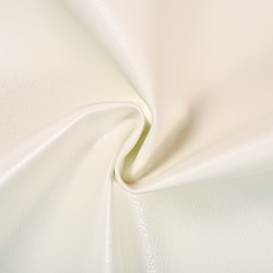 Ткань Дерматин (Кожзам) для мебели, цвет Белый (на отрез)  в Братске