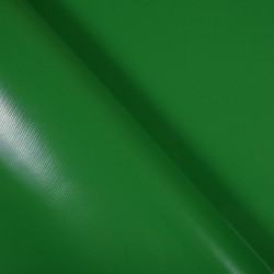 Ткань ПВХ 450 гр/м2, Зелёный (Ширина 160см), на отрез  в Братске