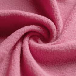 Флис Односторонний 130 гр/м2, цвет Розовый (на отрез)  в Братске