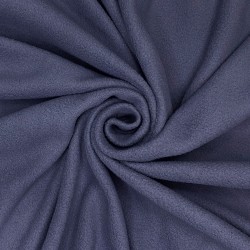 Ткань Флис Односторонний 130 гр/м2, цвет Темно-серый (на отрез)  в Братске