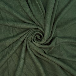 Ткань Флис Односторонний 130 гр/м2, цвет Темный хаки (на отрез)  в Братске