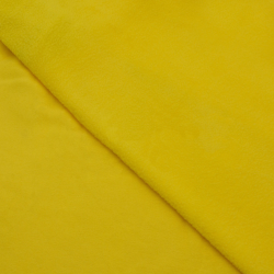 Флис Односторонний 180 гр/м2, Желтый (на отрез)  в Братске