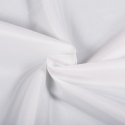 Ткань подкладочная Таффета 190Т, цвет Белый (на отрез)  в Братске