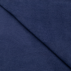 Ткань Флис Двусторонний 280 гр/м2, цвет Темно-Синий (на отрез)  в Братске