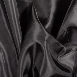 Ткань подкладочная Таффета 190Т, цвет Черный (на отрез)  в Братске