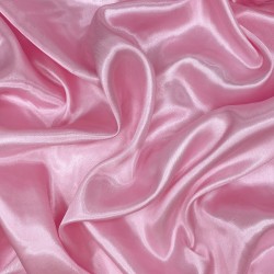 Ткань Атлас-сатин, цвет Розовый (на отрез)  в Братске