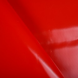 Ткань ПВХ 450 гр/м2, Красный (на отрез)  в Братске