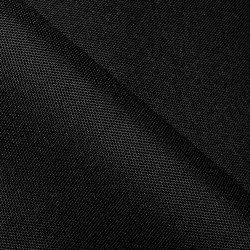 Прорезиненная ткань Оксфорд 600D ПВХ, Черный  в Братске, 340 г/м2, 359 руб