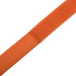 Контактная лента 25мм  Оранжевый (велькро-липучка, на отрез)  в Братске