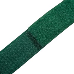 Контактная лента 40мм (38мм) цвет Зелёный (велькро-липучка, на отрез)  в Братске