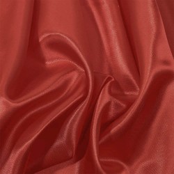 Ткань Атлас-сатин, цвет Красный (на отрез)  в Братске