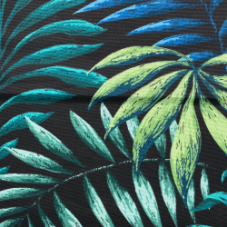Интерьерная ткань Дак (DUCK), принт &quot;Тропические листья&quot; (на отрез)  в Братске